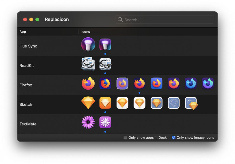 firefox icons for mac